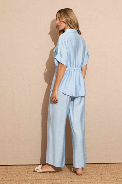 CONJUNTO CAMISA PANTALON AZUL FBZMR22147AB