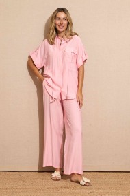 CONJUNTO CAMISA PANTALON NEGRO FBZMR22146AB