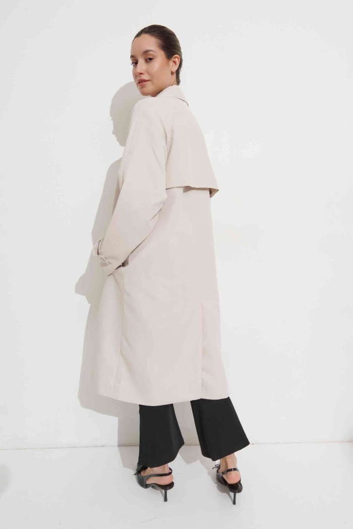 GABARDINA K-3523 BEIGE