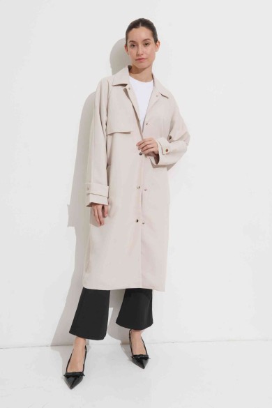 GABARDINA K-3523 BEIGE