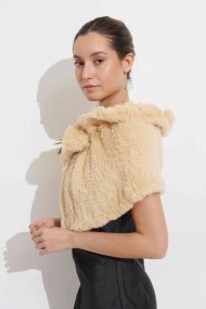 ESTOLA PELO DE CONEJO TRENZA PC-ZHU4508