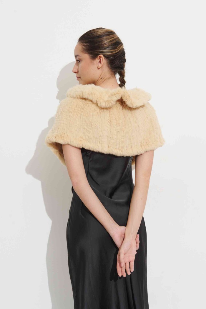 ESTOLA PELO DE CONEJO TRENZA PC-ZHU4508