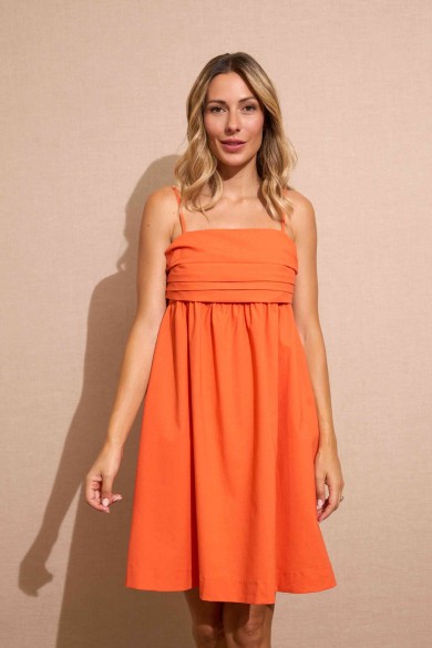 VESTIDO NARANJA  FBZMR22283