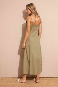 VESTIDO VERDE AGUACATE FBZMR22210