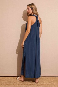 VESTIDO RAYAS AZUL FBZMR22173