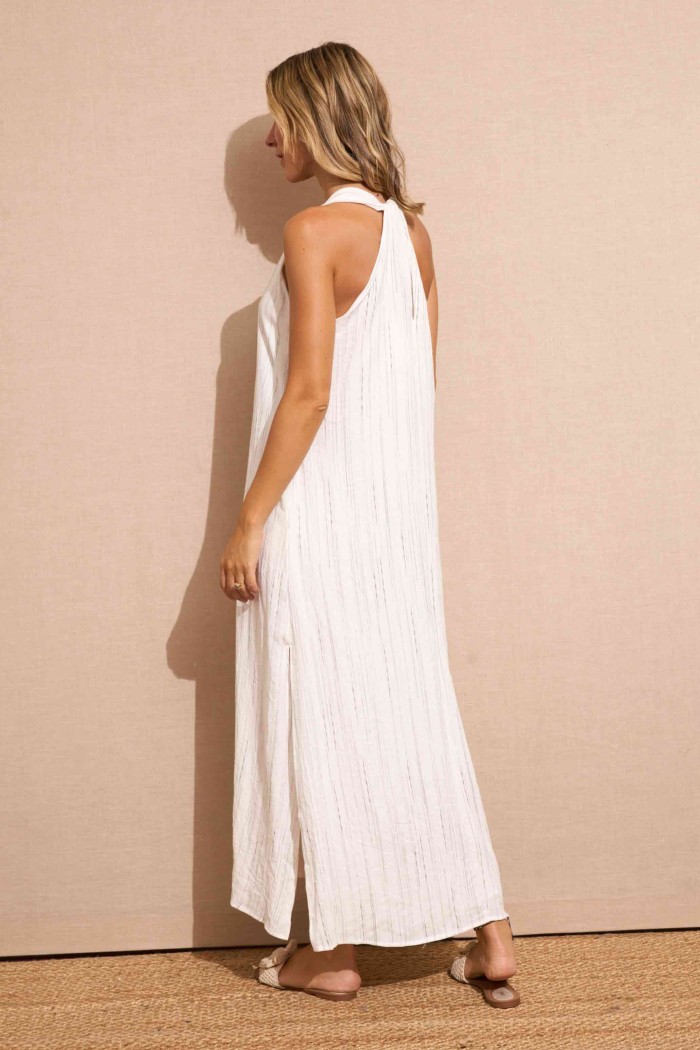 VESTIDO RAYAS BLANCO FBZMR22186