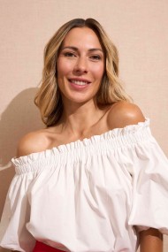 BLUSA BLANCA PALABRA DE HONOR FBZMR22206