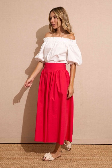 BLUSA BLANCA PALABRA DE HONOR FBZMR22206