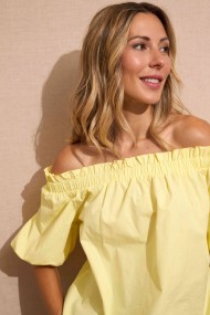 BLUSA AMARILLA PALABRA DE HONOR FBZMR22205
