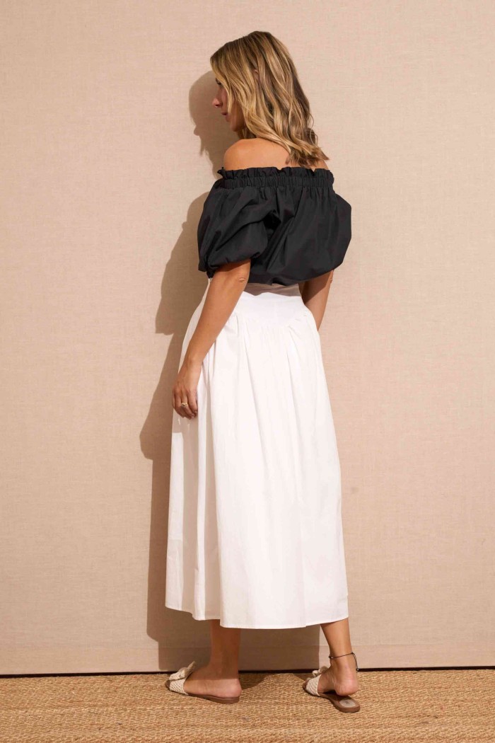BLUSA NEGRA PALABRA DE HONOR FBZMR22207