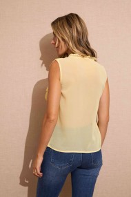 BLUSA SIN MANGAS CON VOLANTES FBZMA1352