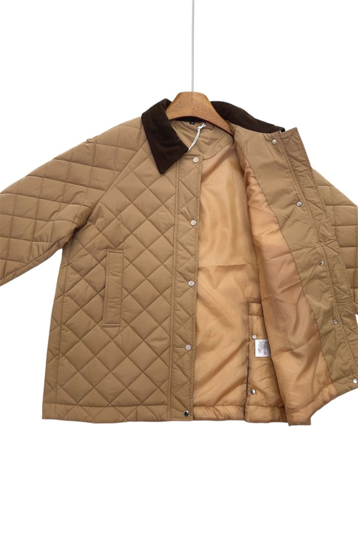CAZADORA ACOLCHADA CAMEL CON CUELLO DE PANA TY-M9151 4COLORES
