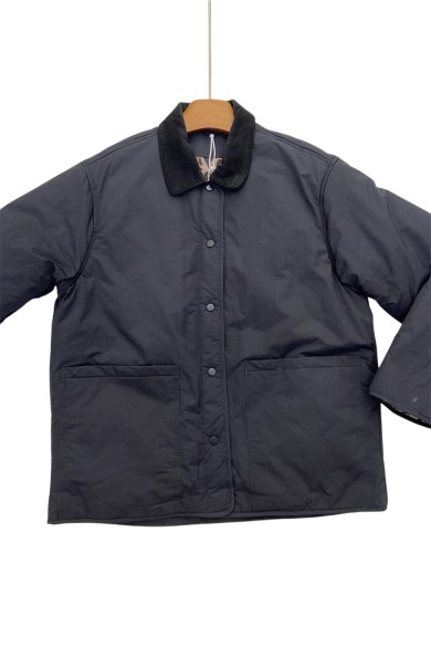 CHAQUETA NEGRA ACOLCHADA CON CUELLO DE PANA TY-M9166 2COLORES