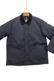 CHAQUETA NEGRA ACOLCHADA CON CUELLO DE PANA TY-M9166 2COLORES