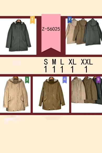 CHAQUETA CON CAPUCHA 3COLORES TY-Z56025