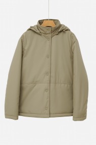CHAQUETA ACOLCHADA CON CAPUCHA 2COLORES TY-M9167