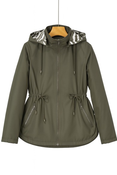 CHAQUETA REVERSIBLE CON CAPUCHA ESTILO SAFARI 3COLORES TY-Z56007