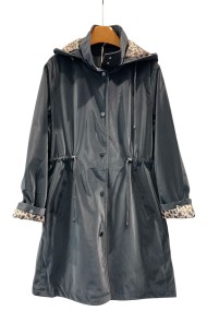 ABRIGO IMPERMEABLE CON CINTURA AJUSTABLE Y FORRO ANIMAL 4COLORES PRINT TY-Z56227