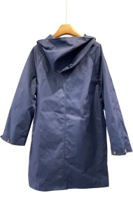 ABRIGO IMPERMEABLE CON BOTONES Y FORRO DE RAYAS 3COLORES TY-Z56033
