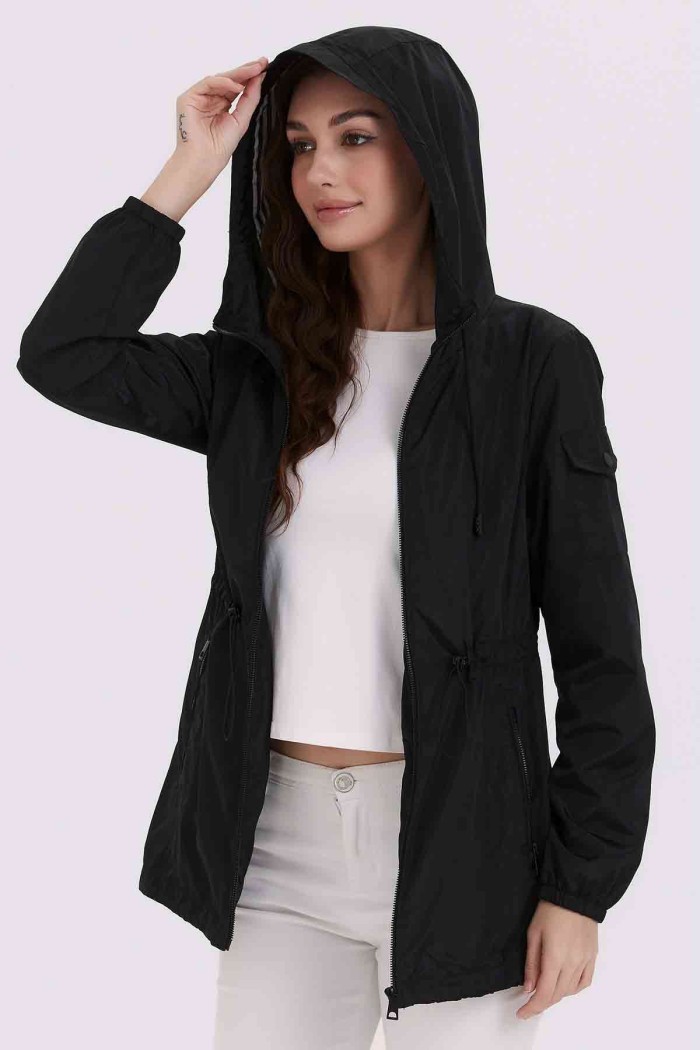 CHAQUETA PARKA CON CAPUCHA 4COLORES OBRF2053