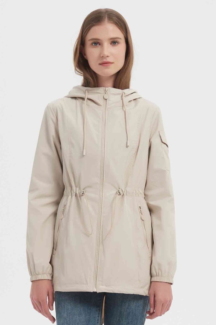 CHAQUETA PARKA CON CAPUCHA 4COLORES OBRF2053